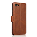 For iPhone SE 2022 / SE 2020 / 8 / 7 Shockproof PU + TPU Leather Phone Case(Brown)