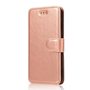 For iPhone SE 2022 / SE 2020 / 8 / 7 Shockproof PU + TPU Leather Phone Case(Rose Gold)