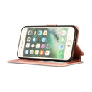 For iPhone SE 2022 / SE 2020 / 8 / 7 Shockproof PU + TPU Leather Phone Case(Rose Gold)