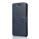 For iPhone SE 2022 / SE 2020 / 8 / 7 Shockproof PU + TPU Leather Phone Case(Blue)