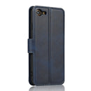 For iPhone SE 2022 / SE 2020 / 8 / 7 Shockproof PU + TPU Leather Phone Case(Blue)
