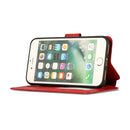 For iPhone SE 2022 / SE 2020 / 8 / 7 Shockproof PU + TPU Leather Phone Case(Red)
