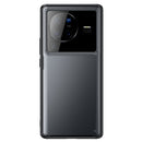 For vivo X80 Pro Four-corner Shockproof TPU + PC Phone Case(Black)