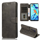 For Huawei P30 Pro Shockproof PU + TPU Leather Phone Case(Black)