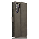 For Huawei P30 Pro Shockproof PU + TPU Leather Phone Case(Black)