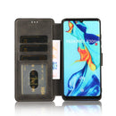 For Huawei P30 Pro Shockproof PU + TPU Leather Phone Case(Black)
