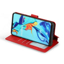 For Huawei P30 Pro Shockproof PU + TPU Leather Phone Case(Red)