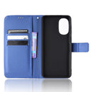 For Motorola Moto G52 4G Diamond Texture Leather Phone Case(Blue)