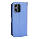 For OPPO Reno7 4G / F21 Pro Diamond Texture Leather Phone Case(Blue)