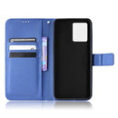 For OPPO Reno7 4G / F21 Pro Diamond Texture Leather Phone Case(Blue)
