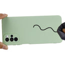 For Motorola Moto G22 Pure Color Liquid Silicone Shockproof Full Coverage Phone Case(Green)
