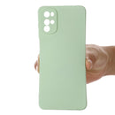 For Motorola Moto G22 Pure Color Liquid Silicone Shockproof Full Coverage Phone Case(Green)