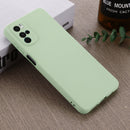 For Motorola Moto G22 Pure Color Liquid Silicone Shockproof Full Coverage Phone Case(Green)