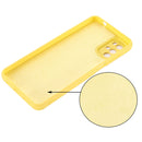 For Motorola Moto G22 Pure Color Liquid Silicone Shockproof Full Coverage Phone Case(Yellow)