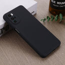 For Motorola Moto G22 Pure Color Liquid Silicone Shockproof Full Coverage Phone Case(Black)
