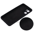 For OPPO Reno7 5G Global / Find X5 Lite Pure Color Liquid Silicone Shockproof Full Coverage Phone Case(Black)