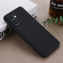 For OPPO Reno7 5G Global / Find X5 Lite Pure Color Liquid Silicone Shockproof Full Coverage Phone Case(Black)