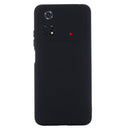 For Xiaomi Poco M4 Pro 4G Global Pure Color Liquid Silicone Shockproof Full Coverage Phone Case(Black)