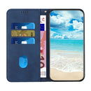 For Motorola Moto G22 Diamond Splicing Skin Feel Magnetic Leather Phone Case(Blue)