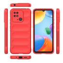 For Xiaomi Redmi 10C Magic Shield TPU + Flannel Phone Case(Grey)