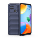 For Xiaomi Redmi 10C Magic Shield TPU + Flannel Phone Case(Dark Blue)