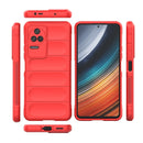 For Xiaomi Redmi K40S Magic Shield TPU + Flannel Phone Case(Dark Green)