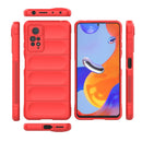 For Xiaomi Redmi Note 11 Pro International Magic Shield TPU + Flannel Phone Case(Red)