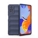 For Xiaomi Redmi Note 11 Pro International Magic Shield TPU + Flannel Phone Case(Dark Blue)