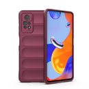 For Xiaomi Redmi Note 11 Pro International Magic Shield TPU + Flannel Phone Case(Wine Red)