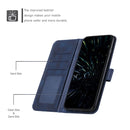 For Samsung Galaxy M23 5G/ Galaxy F23 Japan Stitching Calf Texture Buckle Leather Phone Case(Blue)