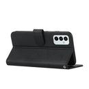 For Samsung Galaxy M23 5G/ Galaxy F23 Japan Stitching Calf Texture Buckle Leather Phone Case(Black)