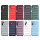 For Samsung Galaxy A13 5G / 4G Magic Shield TPU + Flannel Phone Case(Dark Green)