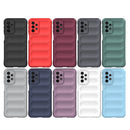 For Samsung Galaxy A23 Magic Shield TPU + Flannel Phone Case(Dark Green)
