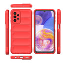 For Samsung Galaxy A23 Magic Shield TPU + Flannel Phone Case(Light Blue)