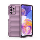 For Samsung Galaxy A23 Magic Shield TPU + Flannel Phone Case(Purple)