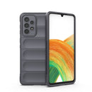 For Samsung Galaxy A33 5G Magic Shield TPU + Flannel Phone Case(Dark Grey)
