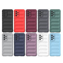 For Samsung Galaxy A33 5G Magic Shield TPU + Flannel Phone Case(Dark Blue)