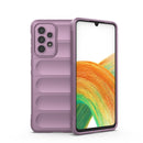 For Samsung Galaxy A33 5G Magic Shield TPU + Flannel Phone Case(Purple)