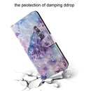 For Motorola Moto G52 3D Painted Pattern Leather Phone Case(Roaring Wolf)