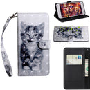 For OPPO A54 5G / A74 5G 3D Painted Pattern Leather Phone Case(Smile Cat)