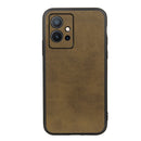 For vivo Y75 5G Accurate Hole Two-color Calf Texture Shockproof Phone Case(Green)