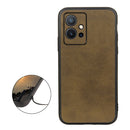 For vivo Y75 5G Accurate Hole Two-color Calf Texture Shockproof Phone Case(Green)