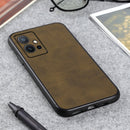 For vivo Y75 5G Accurate Hole Two-color Calf Texture Shockproof Phone Case(Green)
