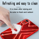 9XA Texture TPU + Tempered Glass Phone Case For iPhone XR(Red)