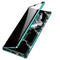 For Samsung Galaxy S21 FE 5G Anti-peeping Magnetic Double-sided Tempered Glass Phone Case(Green)
