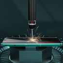 For Samsung Galaxy S21 FE 5G Anti-peeping Magnetic Double-sided Tempered Glass Phone Case(Silver)