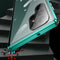 For Samsung Galaxy S21 FE 5G Anti-peeping Magnetic Double-sided Tempered Glass Phone Case(Silver)