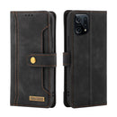 For OPPO Find X5 Pro Copper Buckle Leather Phone Case(Black)