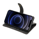 For OPPO Find X5 Pro Copper Buckle Leather Phone Case(Black)