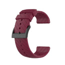 For Suunto 7 Lightning Silicone Watch Band(Red Wine)